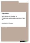 Die Umsetzung des Art. 24 UN-Behindertenrechtskonvention in der EU