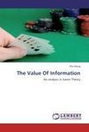 The Value Of Information
