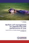 Buffalo calf management on reproductive and performance of cow