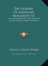 Dictionary Of American Biography V1