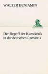 Der Begriff der Kunstkritik in der deutschen Romantik