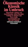 Ökonomische Klassik im Umbruch