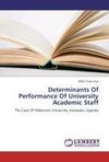 Determinants Of Performance Of University Academic Staff