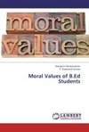 Moral Values of B.Ed Students