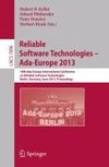Reliable Software Technologies -- Ada-Europe 2013