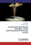 Comparing Shearbond strength - Ethyl cyanoacrylate & Self-cure acrylic