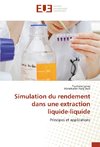 Simulation du rendement dans une extraction liquide-liquide