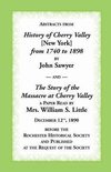 Abstracts from History of Cherry Valley from 1740 to 1898 and the Story of the Massacre at Cherry Valley (New York)