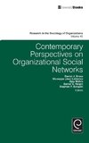 Contemporary Perspectives on Organizational Social Networks