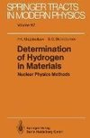 Determination of Hydrogen in Materials