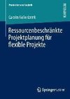 Ressourcenbeschränkte Projektplanung für flexible Projekte