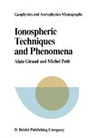 Ionospheric Techniques and Phenomena