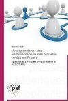 L'indépendance des administrateurs des Sociétés cotées en France
