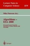 Algorithms - ESA 2000