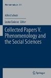 Collected Papers V. Phenomenology and the Social Sciences