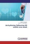 Arrhythmias following MI within one week
