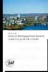 Villes et développement durable