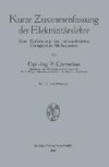 Kurze Zusammenfassung der Elektrizitätslehre