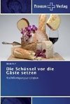 Die Schüssel vor die Gäste setzen