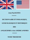 Dictionnaire Etymologique des Aglicismes et des Américanismes