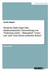 Deutsche Daily Soaps: Eine inhaltsanalytische Untersuchung von 