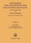 Viertes Buch: Von der Reformation bis zum dreissigjährigen Kriege