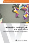 Ambiguity, Long-run risk, and asset prices