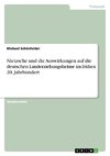 Nietzsche und die Auswirkungen auf die deutschen Landerziehungsheime im frühen 20. Jahrhundert