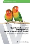 Quantum chaos and entanglement  in the Bose-Hubbard model