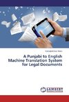 A Punjabi to English Machine Translation System for Legal Documents