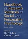 Handbook of Research Methods in Social and Personality Psychology