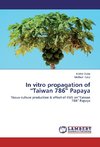 In vitro propagation of 