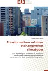 Transformations urbaines et changements climatiques