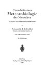 Grundriß einer Meteorobiologie des Menschen