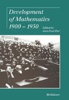 Development of Mathematics 1900-1950