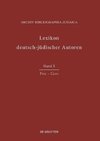 Lexikon deutsch-jüdischer Autoren, Band 8, Frie - Gers