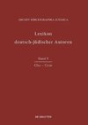 Lexikon deutsch-jüdischer Autoren, Band 9, Glas-Grün