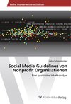 Social Media Guidelines von Nonprofit Organisationen