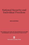 National Security and Individual Freedom