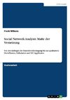 Social Network Analysis: Maße der Vernetzung