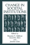 Change in Societal Institutions