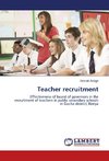 Teacher recruitment