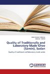 Quality of Traditionally and Laboratory Made Ghee (Samin), Sudan