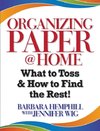 Organizing Paper @ Home