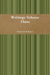 Writings Volume Three