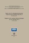 Bericht über die physikalisch-chemische Untersuchung des Rheinwassers Nr. 2 / Rapport sur les analyses physico-chimiques de l'eau du Rhin No 2