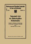 Jahresheft 1922 des Phänologischen Reichsdienstes