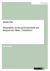 Filmanalyse im Deutschunterricht am Beispiel des Films 