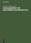 Management of Recorded Information