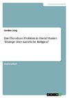 Das Theodizee-Problem in David Humes 
